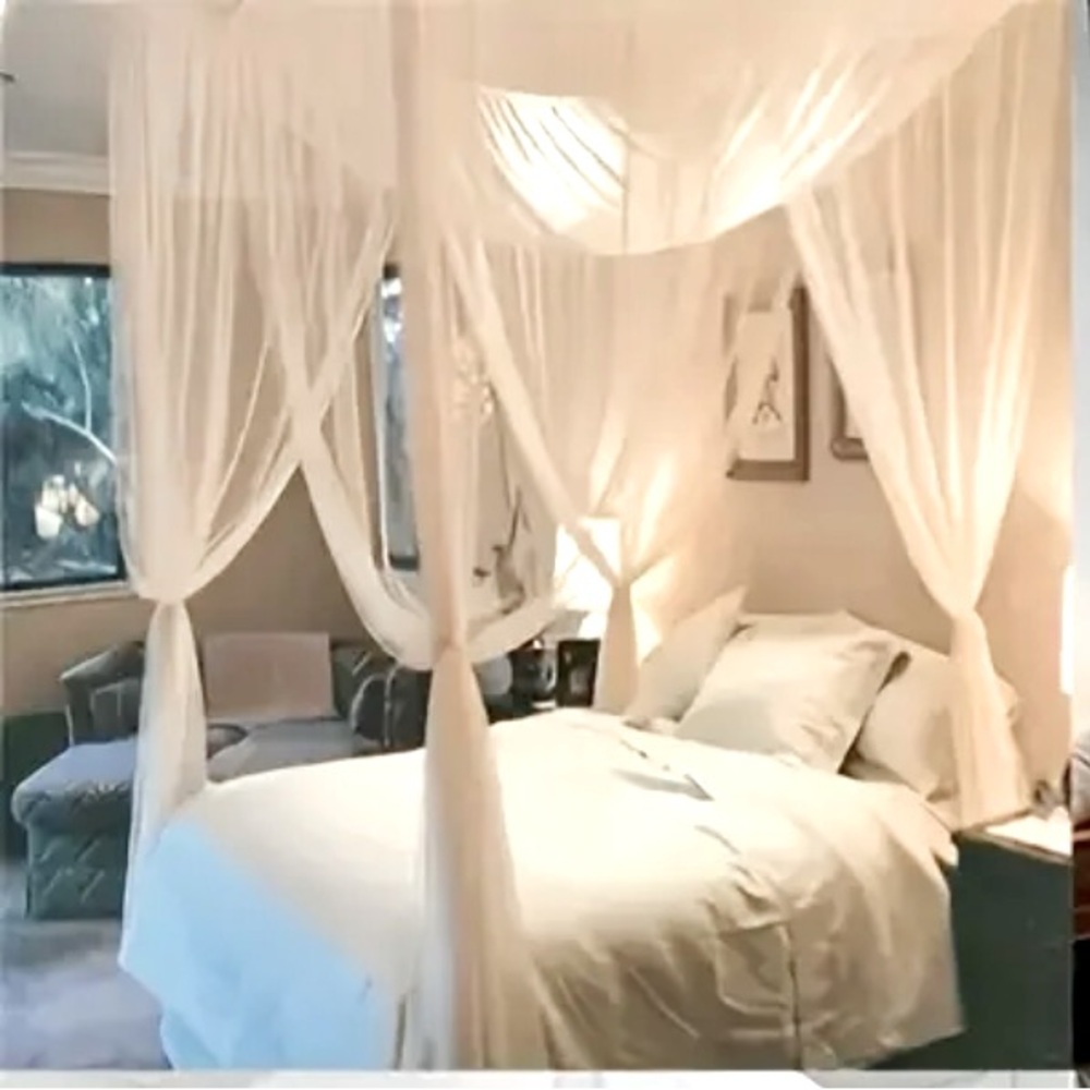 Large bed canopy mosquito net